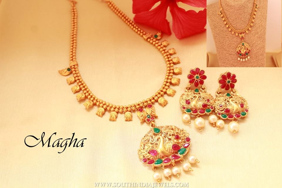 Short Imitation Necklace From Magha Store