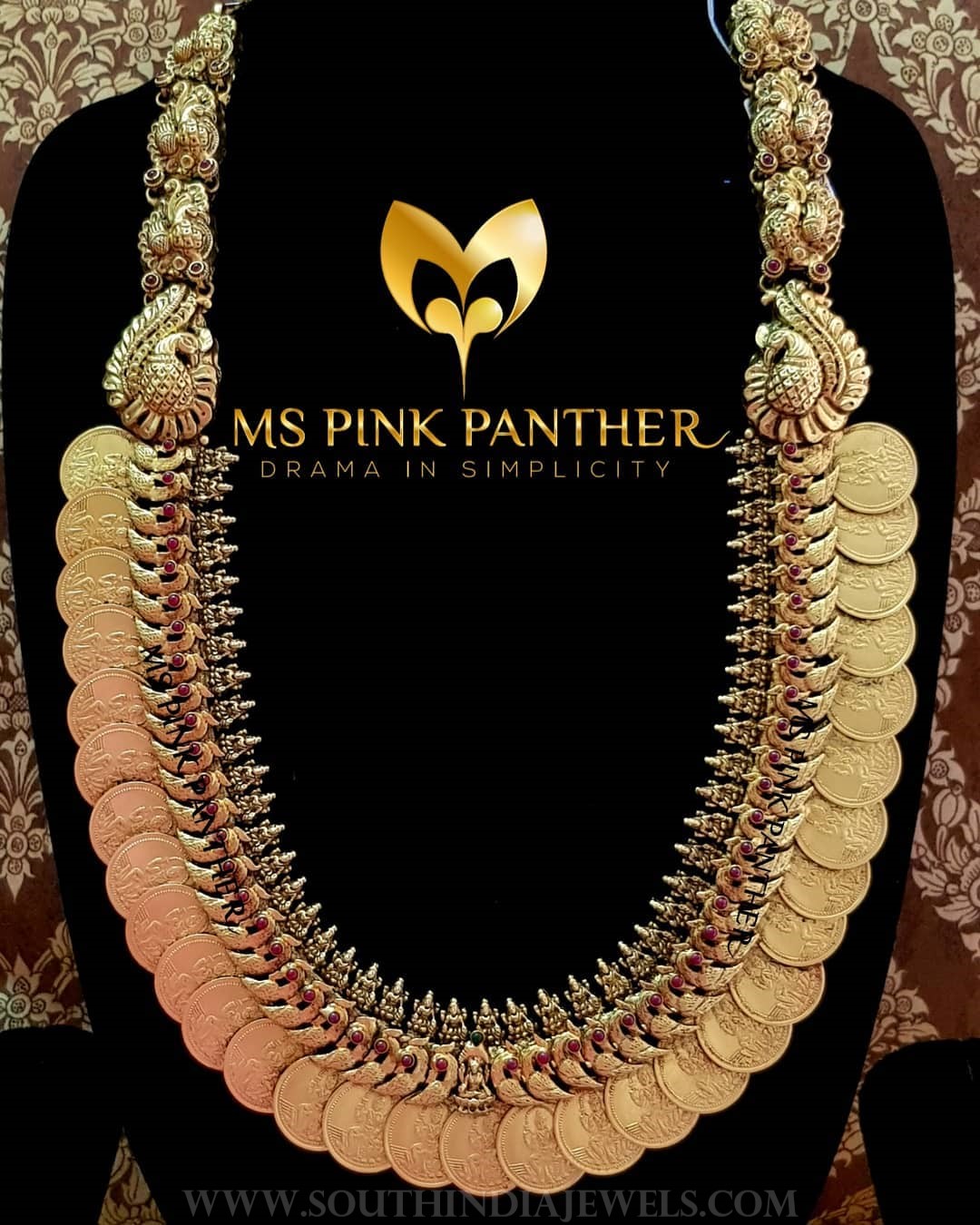 Gold Plated Coin Necklace From Ms Pink Panthers