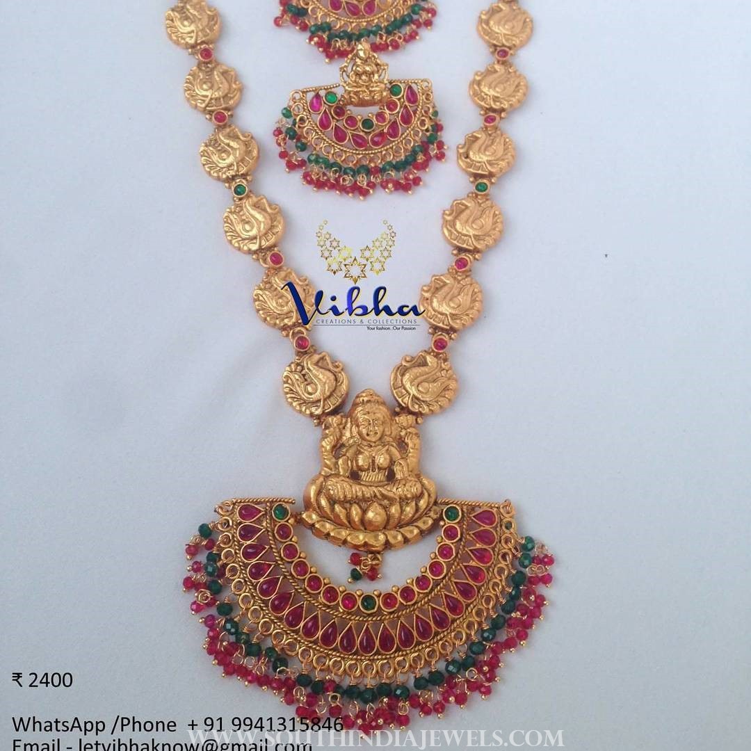 one gram gold temple haram vibha creations