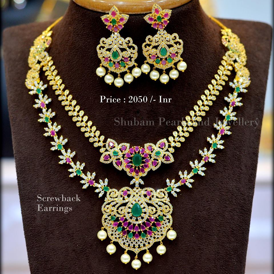 Attractive Multilayer Necklace From Shubam Pearls And Jewellery