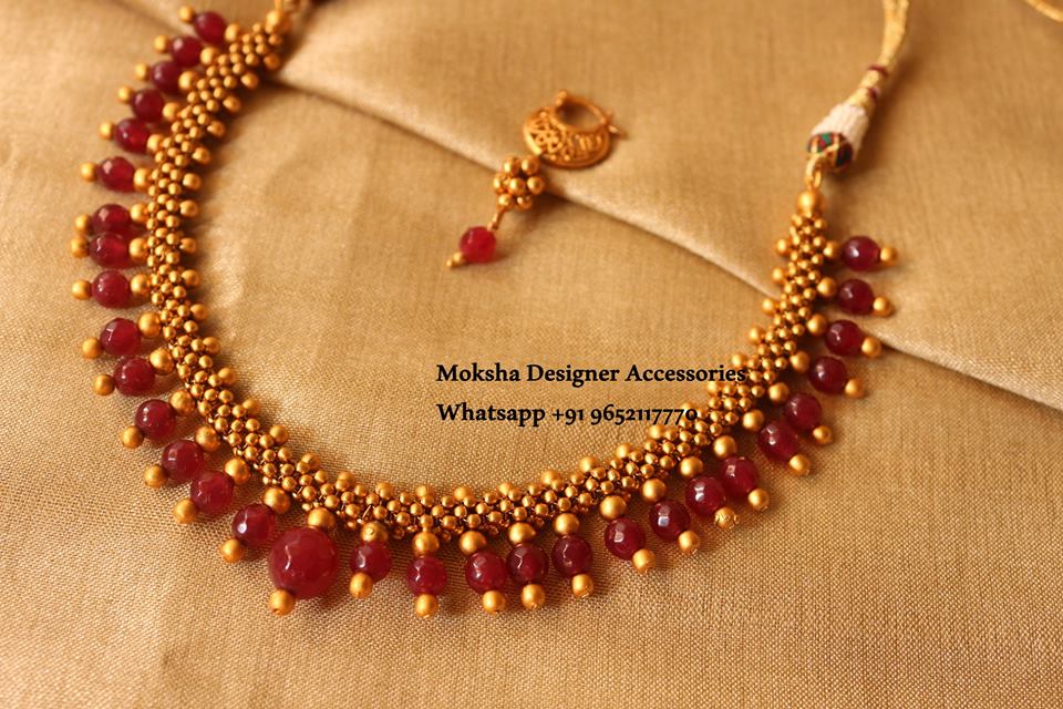 Beaded Necklace From Moksha