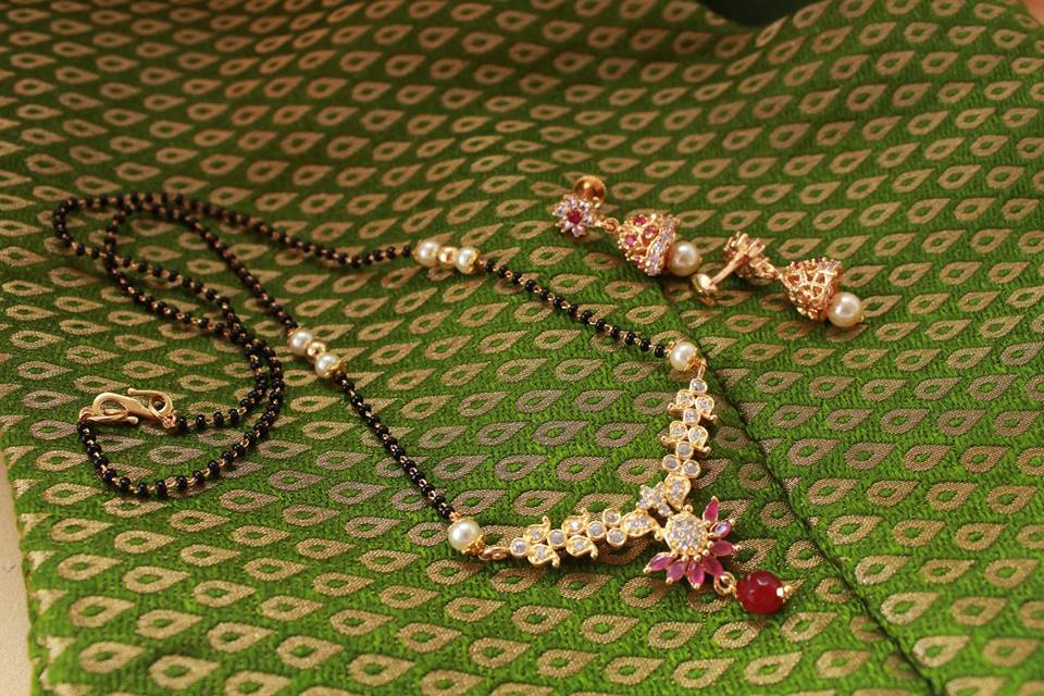Beautiful Black Beaded Necklace From Magha Store