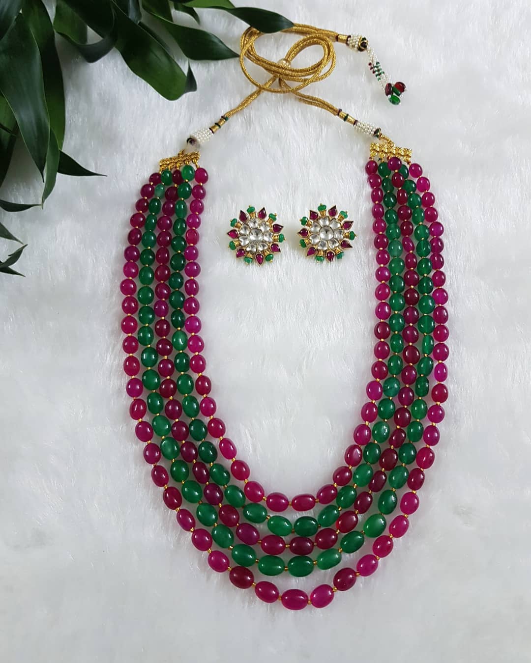 Multilayered Beaded Necklace From Jewel Style