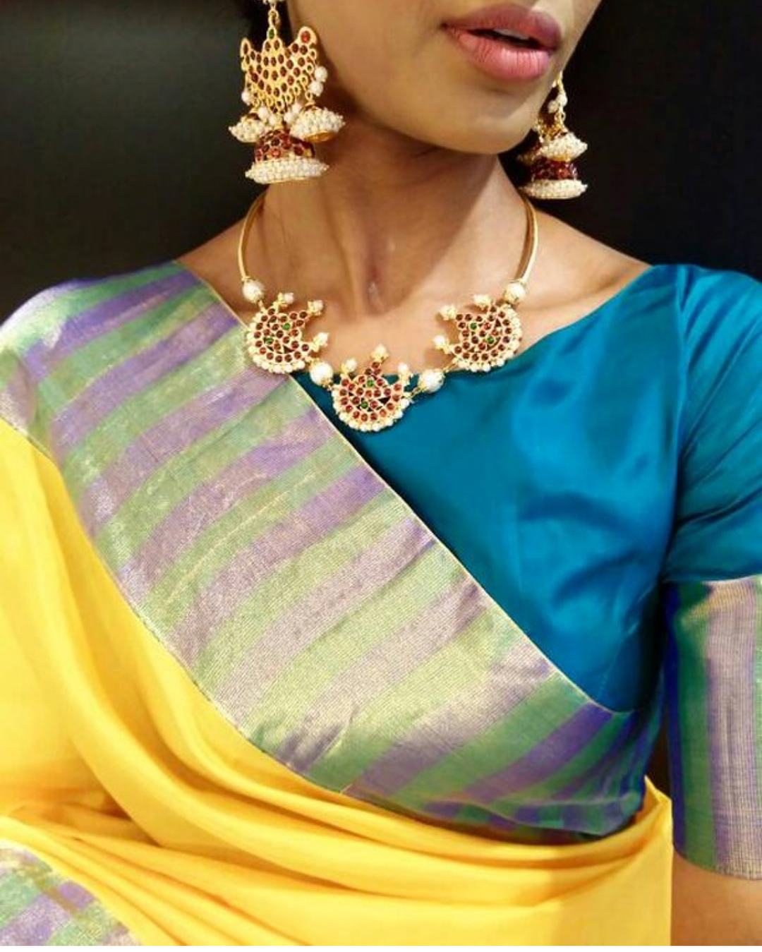 Charming Necklace Set From Aabharanam