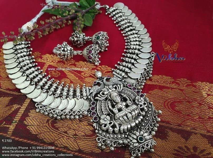 Alluring Lakshmi Necklace From Vibha Creations