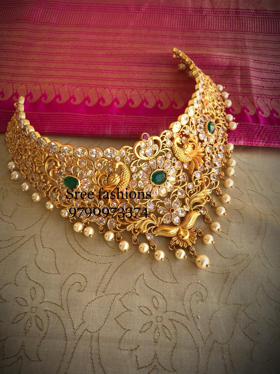 Ethnic Choker From Sree Exotic Silver Jewelleries