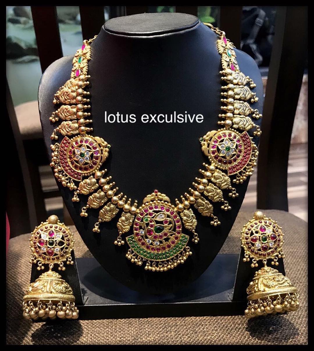 Amazing Gold Plated Silver Necklace From Lotus Silver Jewelleries