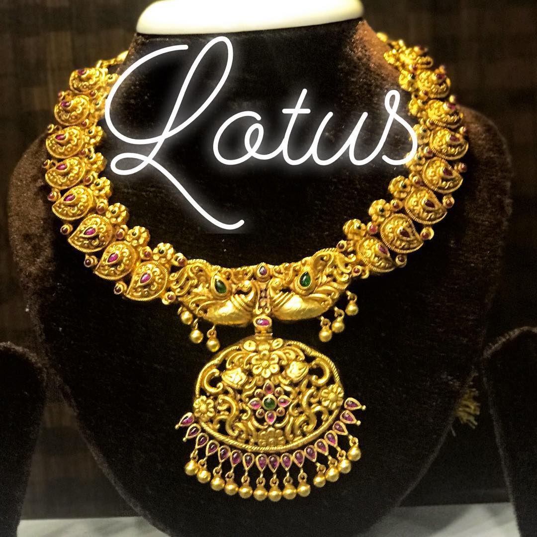 Bold-Gold-Plated Silver Necklace From Lotus Silver Jewellery
