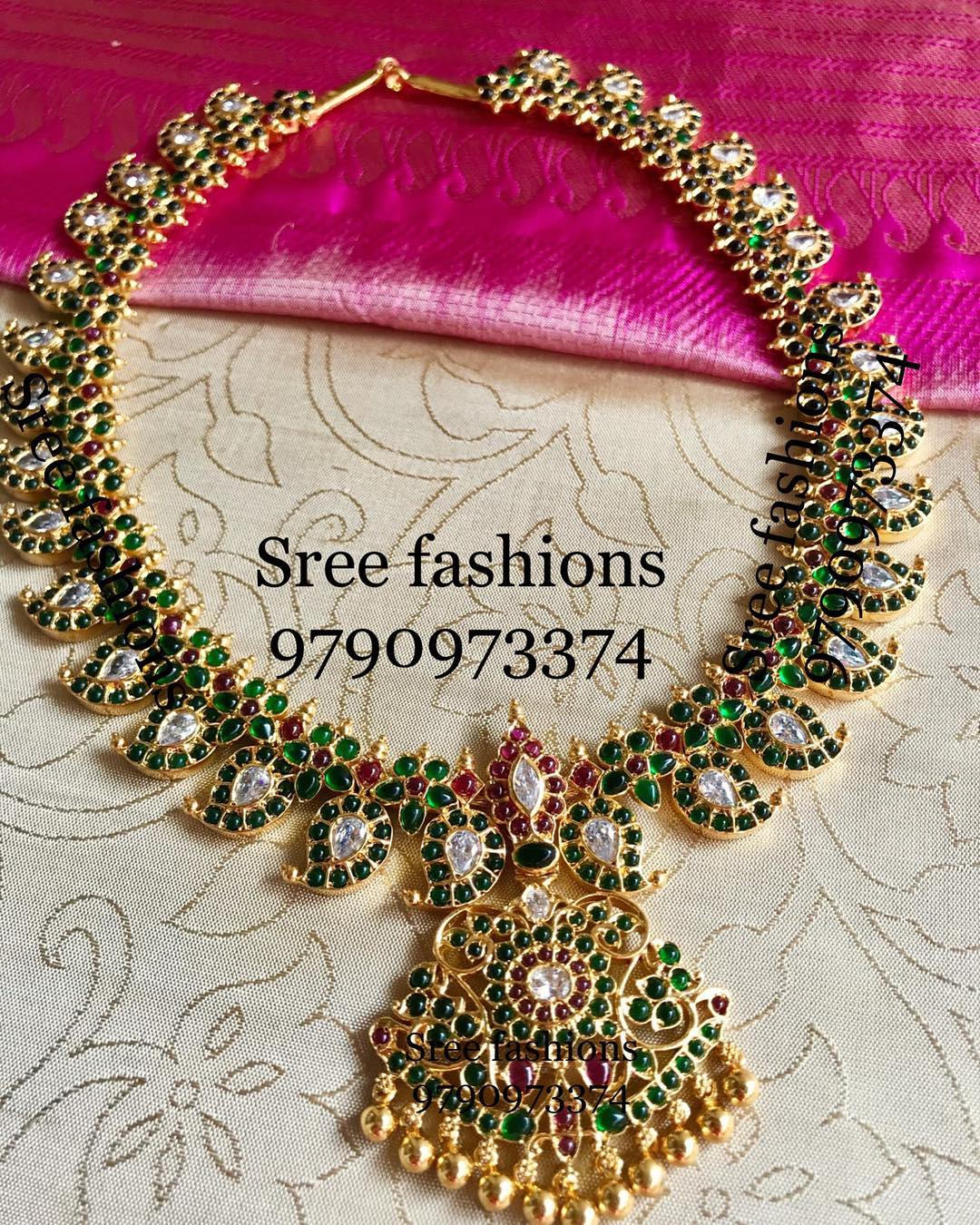 Graceful Mango Necklace From Sree Exotic Silver Jewellery