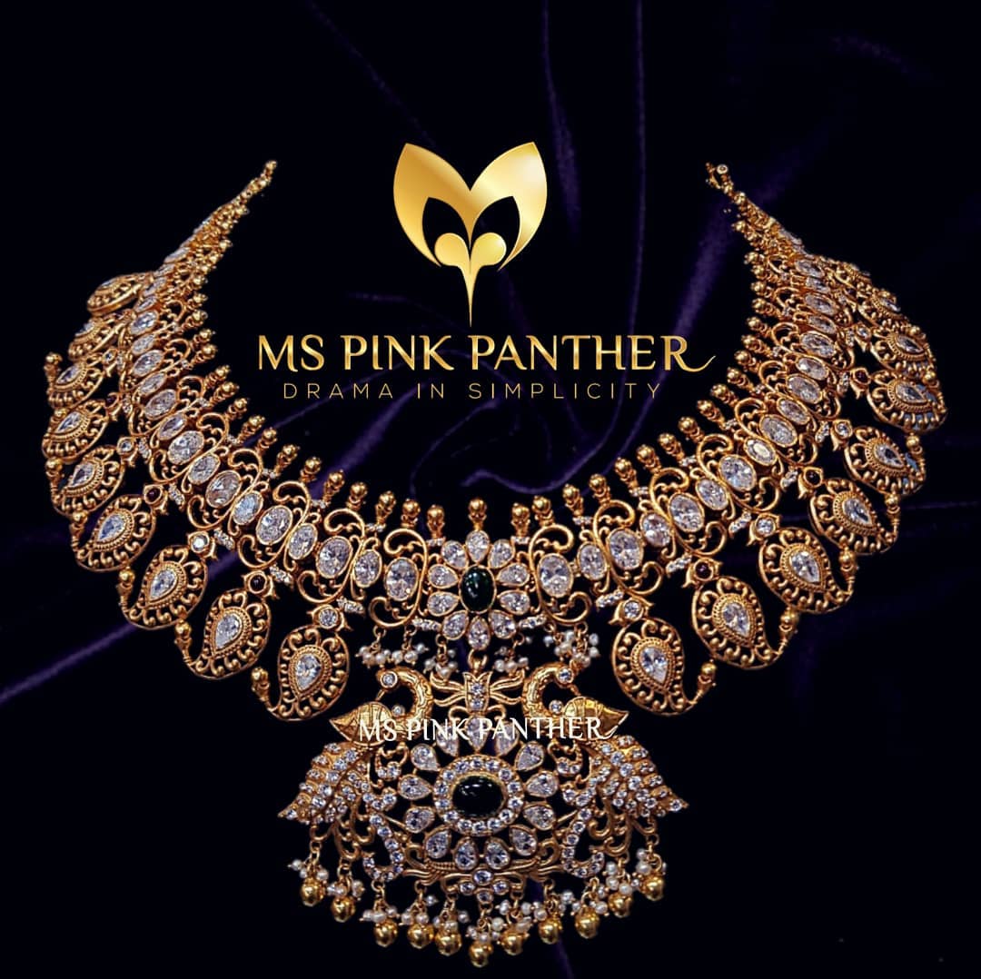 Gorgeous Peacock Necklace From Ms Pink Panthers