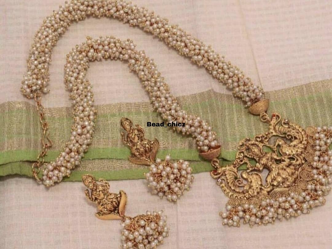Pearl Necklace Set From Bead Chicz