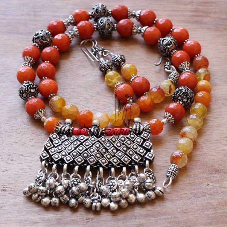Trendy Tribal Necklace From Nnazaquat Tribal Jewelry