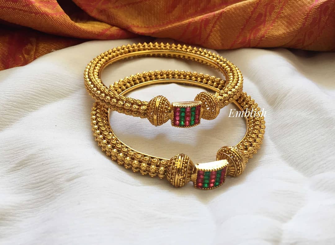 Antique Square Bangles From Emblish Coimbatore