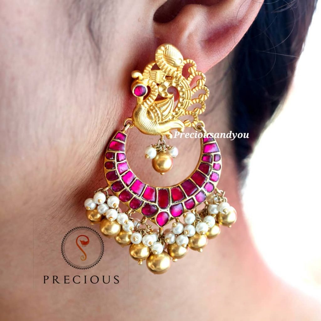 Elegant Kundan Earrings From Precious And You
