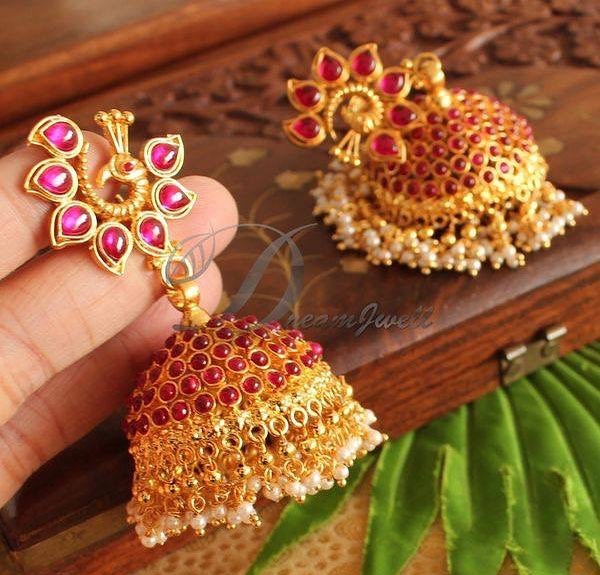 Eye Catching Kemp Jhumka From Dreamjwell