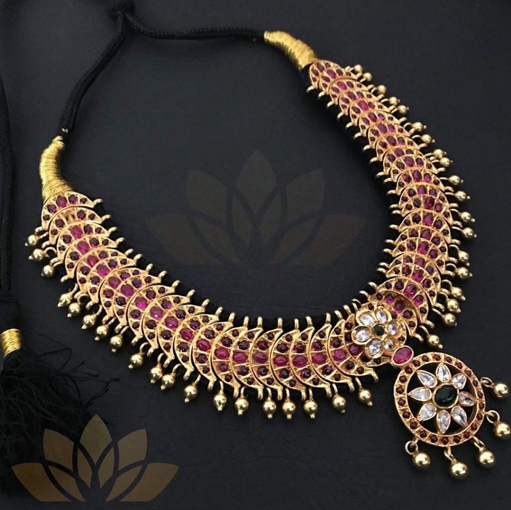 Classic Gold Plated Silver Necklace From Prade Jewels