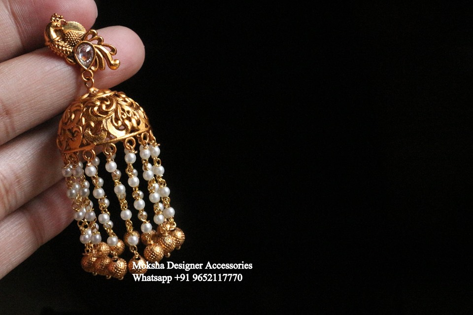 Classic Jhumka From Moksha Designer Jewelleries