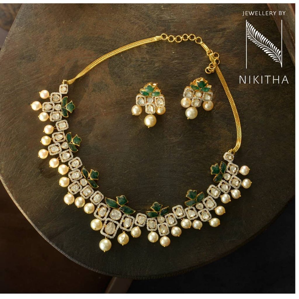 Stunning Stone Necklace From Nikitha