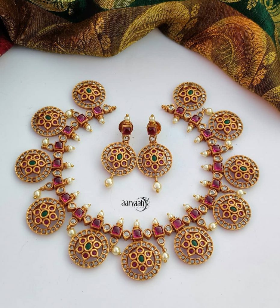 Adorable Kemp Coin Necklace Set From Aaryaah Designs