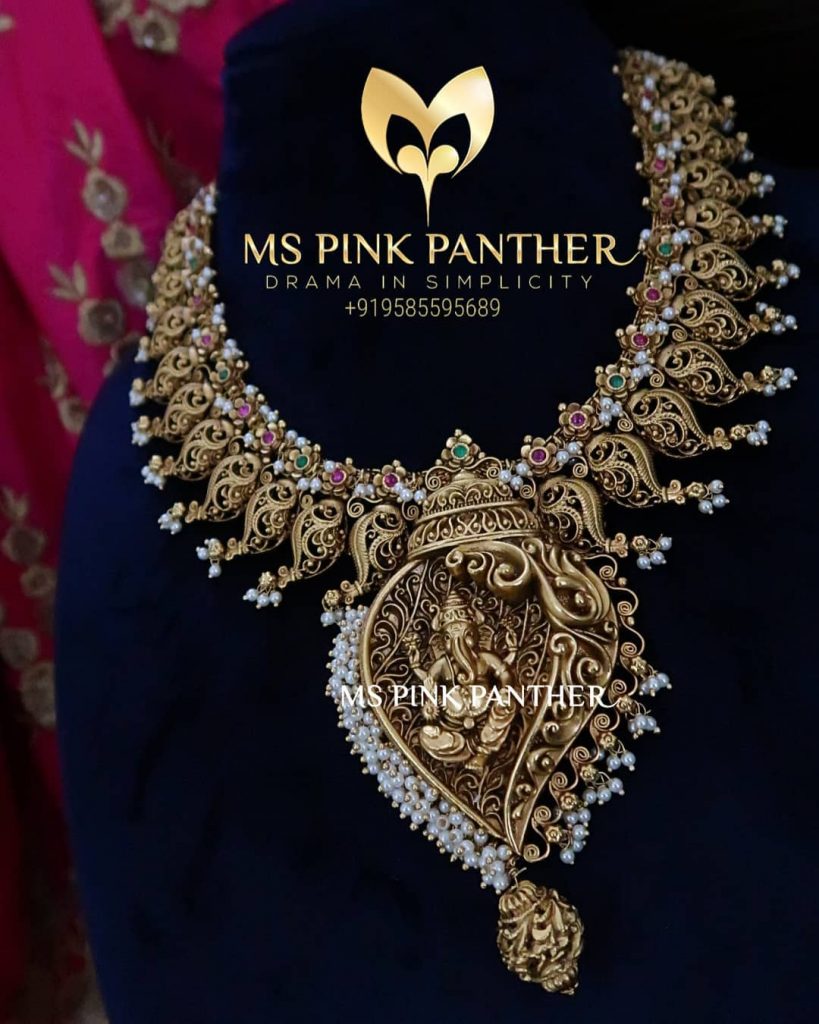 Beautiful silver Necklace From Ms Pink Panthers