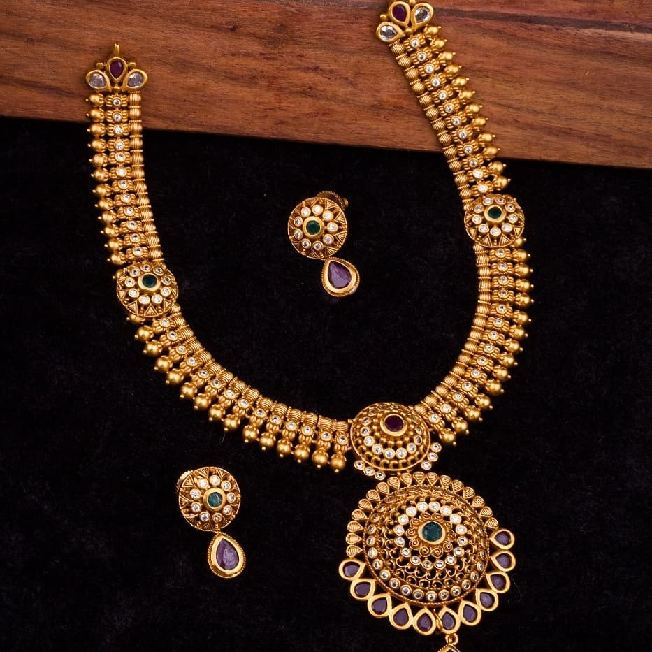 Classic Necklace Set From 1Gram Jewellery