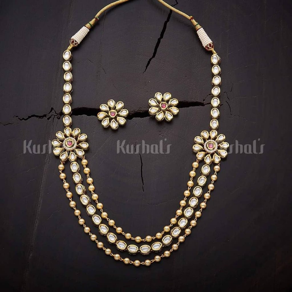 Elegant Necklace Set From Kushal's Fashion Jewellery