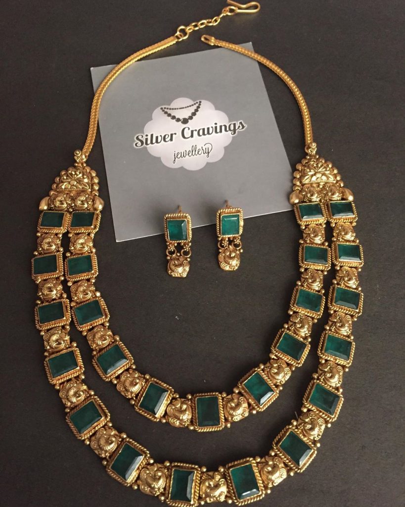 Stunning Kolapuri Peacock Necklace From Silver Cravings Jewellery
