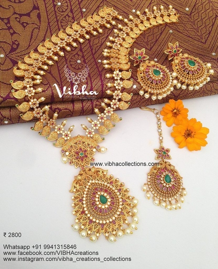 Amazing Long Neckalace Set From Vibha Creations