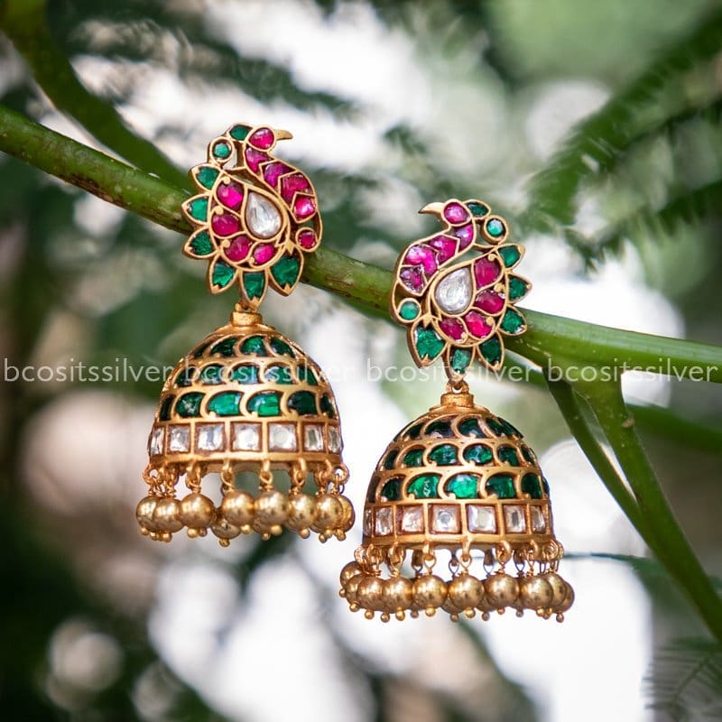 Beautiful Silver Jhumkas From Bcos Its Silver