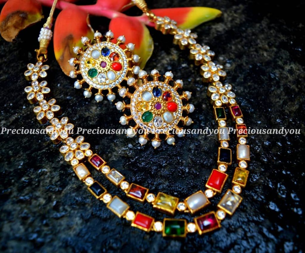 Eye Catching Navarathna Set From Precious And You