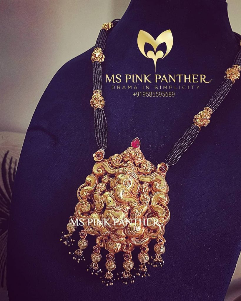Unique Temple Necklace From Ms Pink Panthers