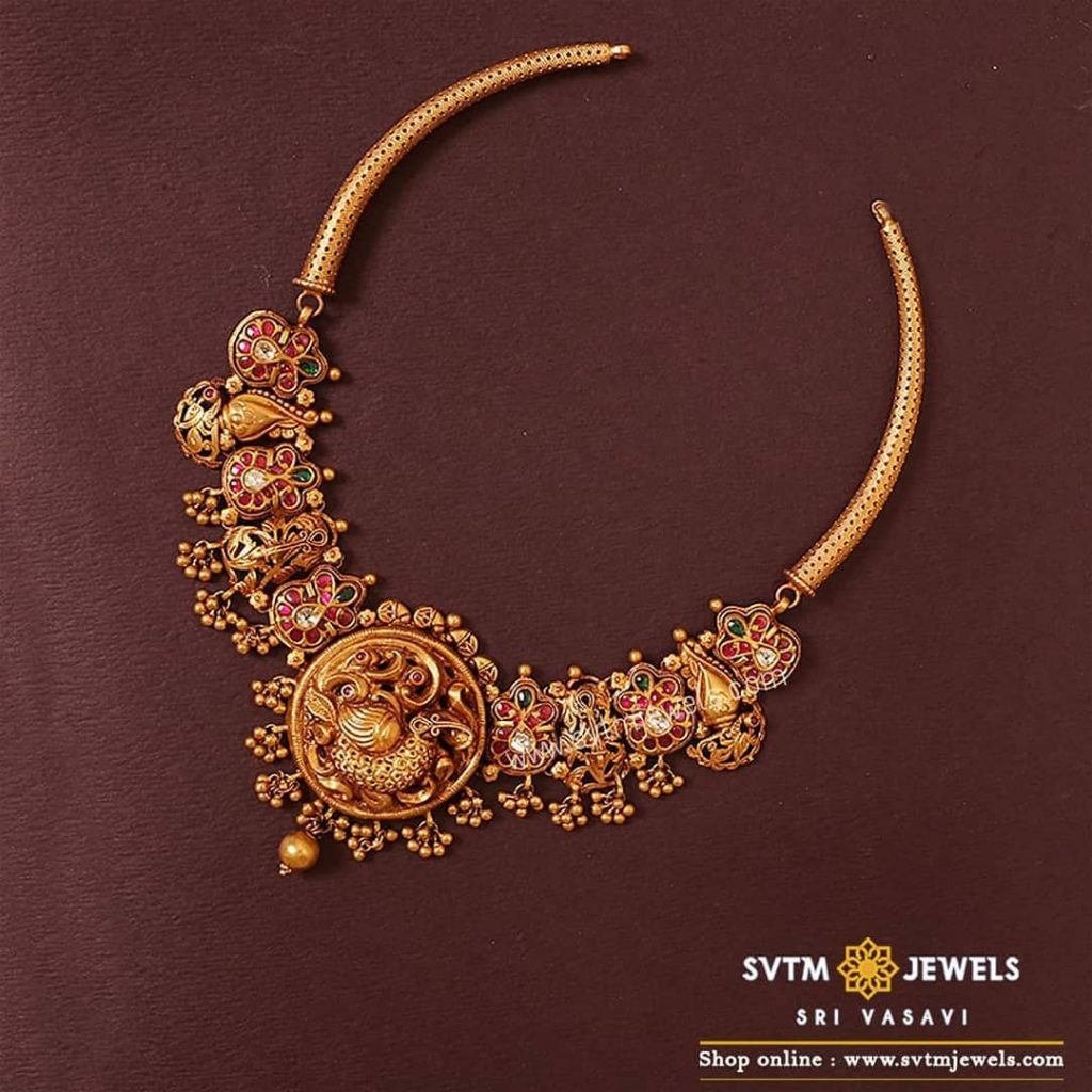 Classic Silver Necklace From Sri Vasavi Thanga Maligai