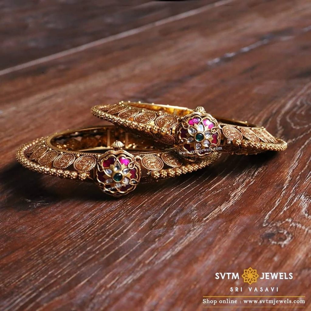 Gold Bridal Bangles From Sri Vasavi Thanga Maligai