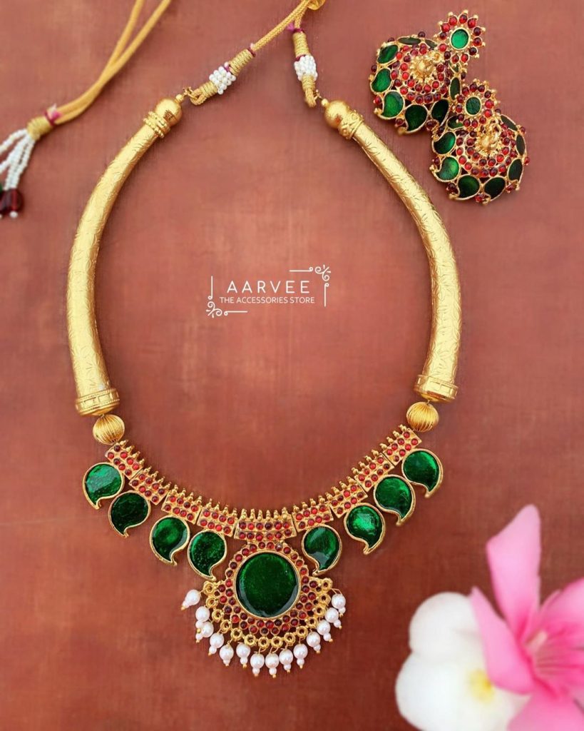 Traditional Mango Necklace From Aarvee