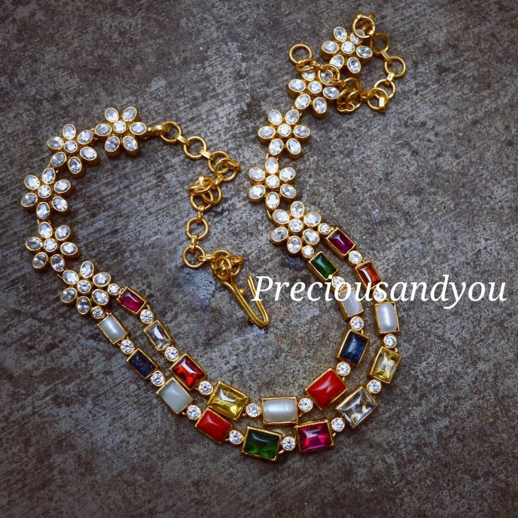 Attractive Navaratan Necklace From Precious And You