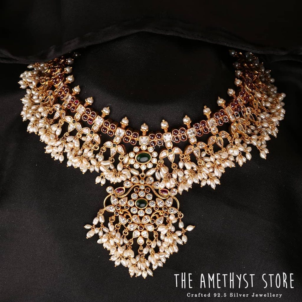 Classic Gold Plated Silver Necklace From The Amethyst Store