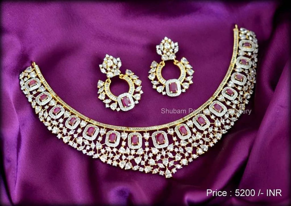 Designer Necklace Set From Shubam Pearls