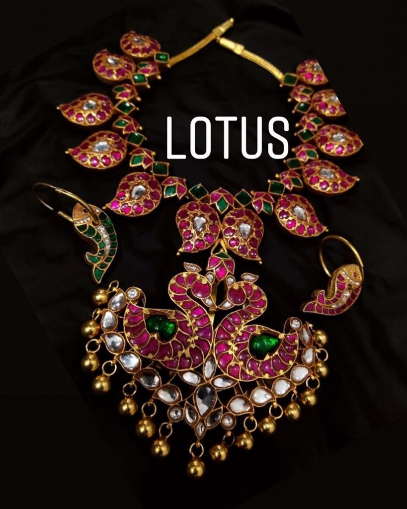 Ethnic Silver Necklace Set From Lotus Silver Jewellery