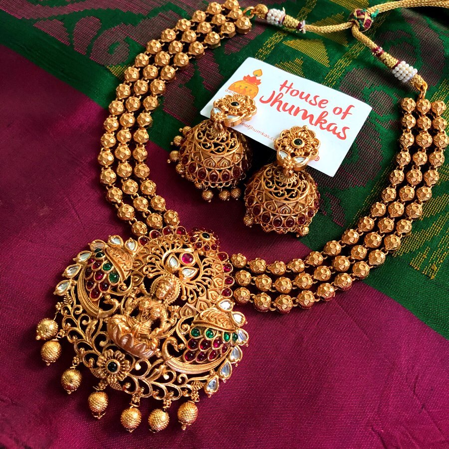 Unique Necklace Set From House Of Jhumka
