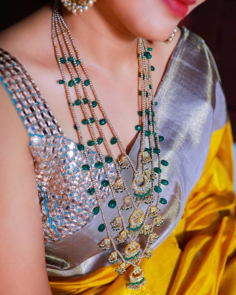 Beautiful Pearl Necklace From Rajatamaya