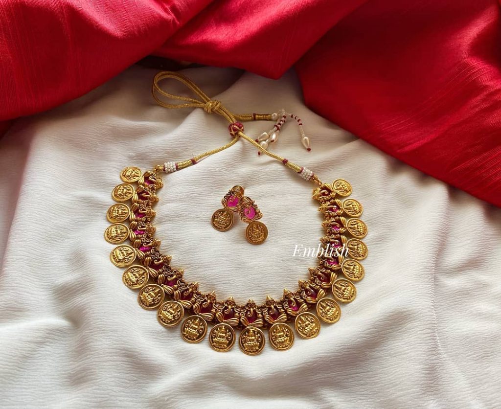 Ethnic Necklace Set From Emblish Coimbatore