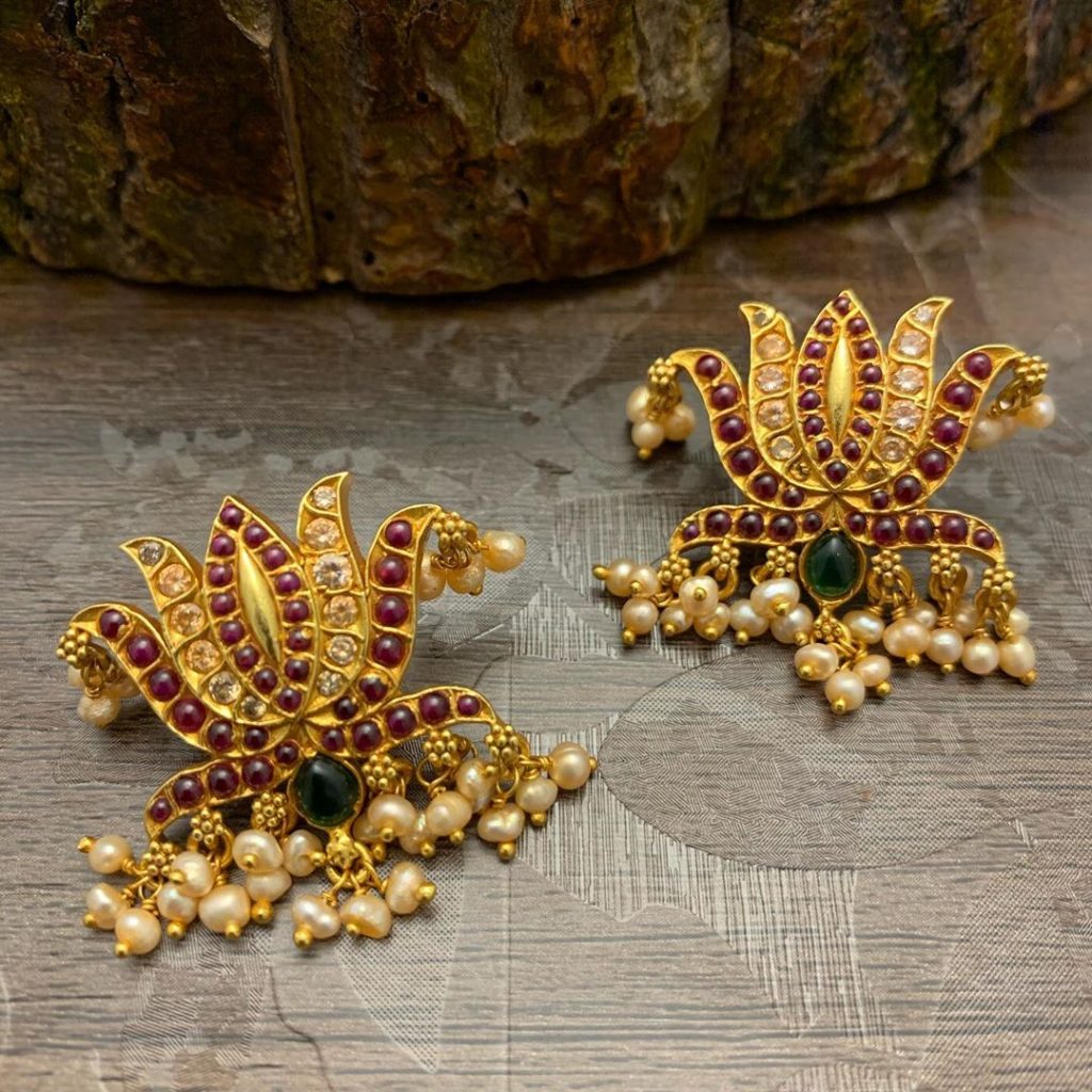 Traditional Silver Earrings From Nakoda Payals