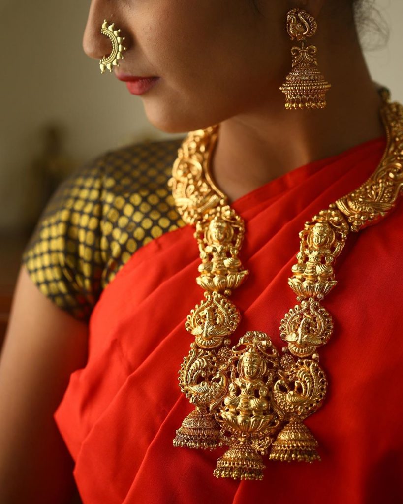 Unique Necklace Fro Mari Gold By Aadyaa
