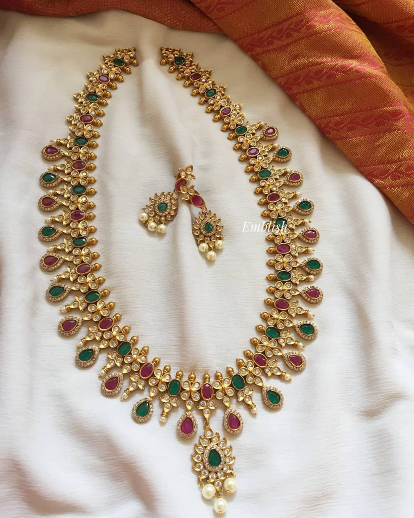 Adorable Necklace Set From Emblish Coimbatore