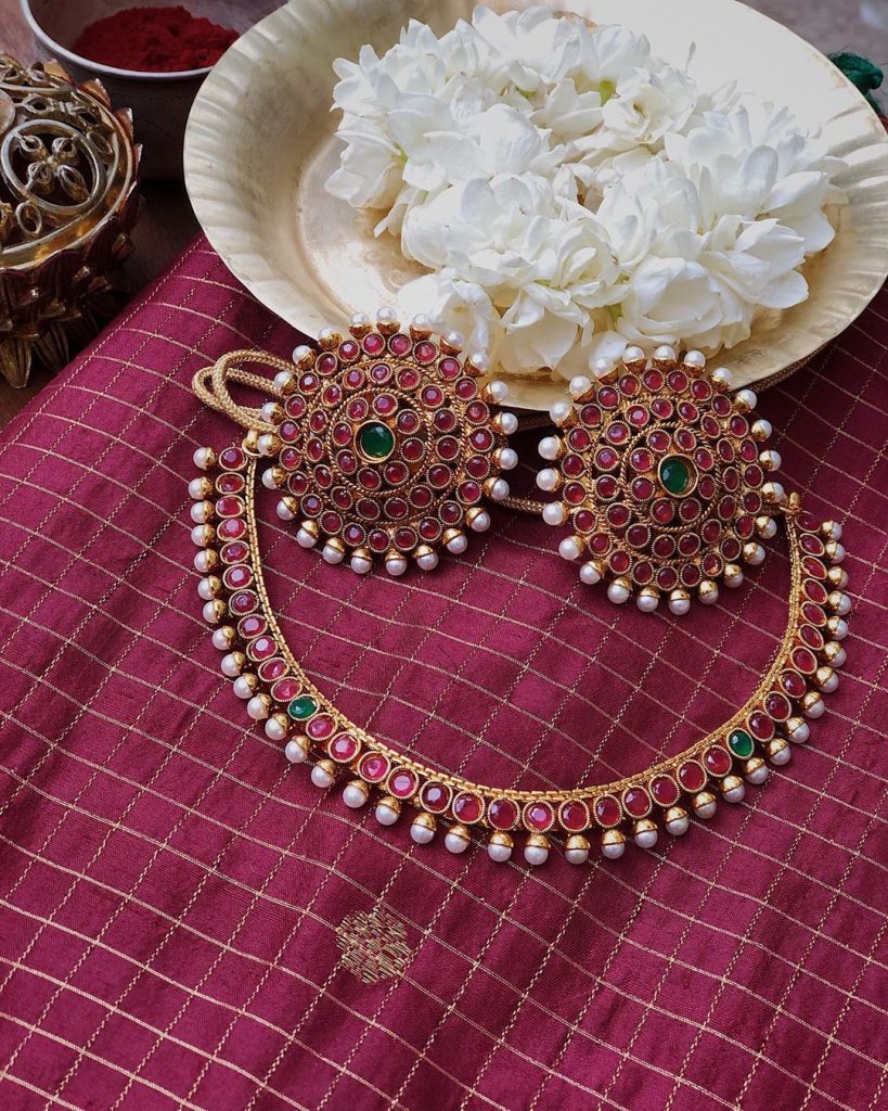 Pretty Necklace Set From Rasi Creations