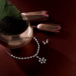 Floral Diamond Necklace set