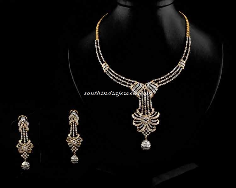 Diamond Necklace set from Manikchand Jewellers