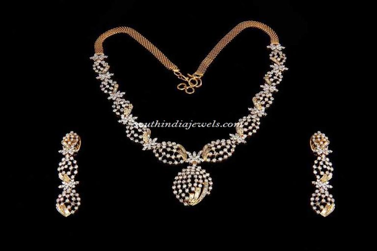 Diamond Necklace set from Manikchand Jewellers