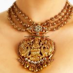Multilayer Gold Temple Jewellery necklace