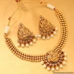 Artificial temple jewellery necklace set
